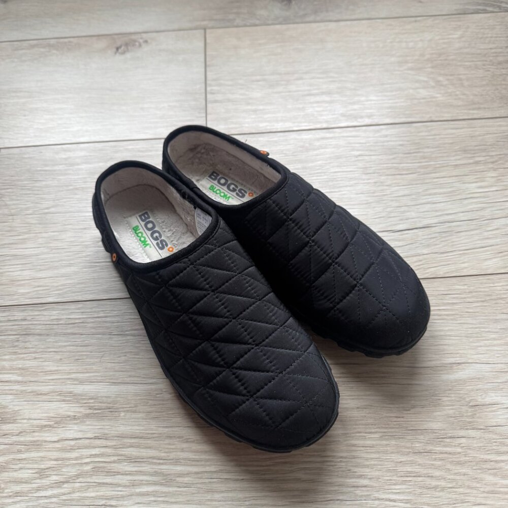 BOGS mens Snowday Ii Slipper 9 Black - Picture 2 of 11